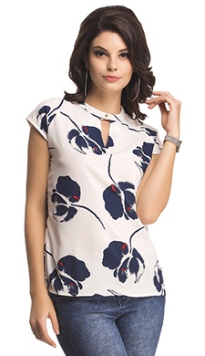 Crepe Printed Top
