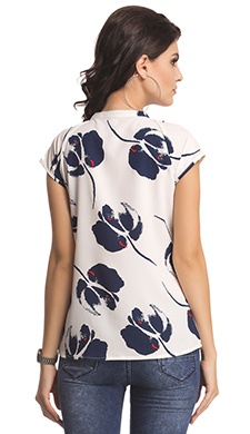 Crepe Printed Top