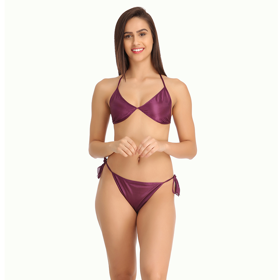 buy string bra brief set in purple india best buy string bra brief set in purple india best