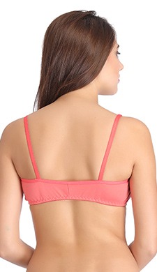 Cotton Rich Non-Padded Front Open Plunge Bra
