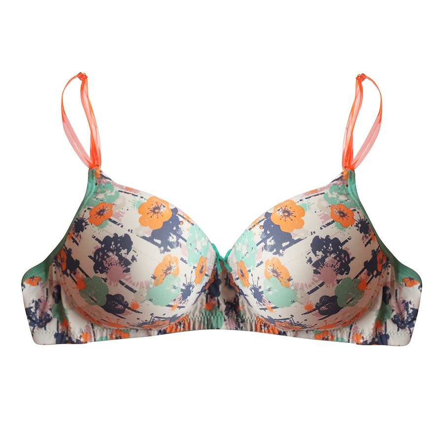 Buy Printed Tshirt Bra with Detachable Straps Online India, Best